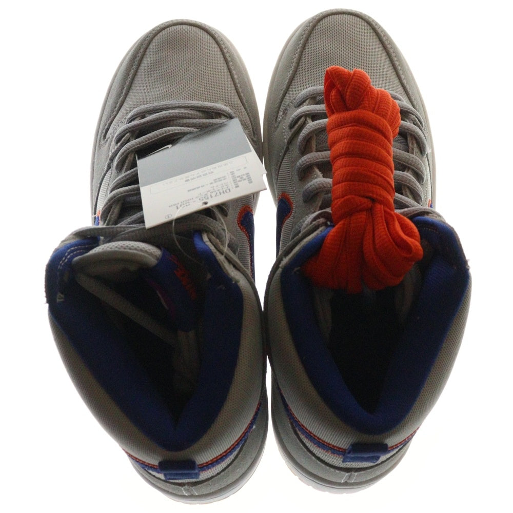 NIKE SB(ナイキエスビー) DUNK HIGH PREMIUM QS METS DH7155-001 ダンク ニューヨークメッツ ハイカットスニーカー グレー US8.5/26.5cm