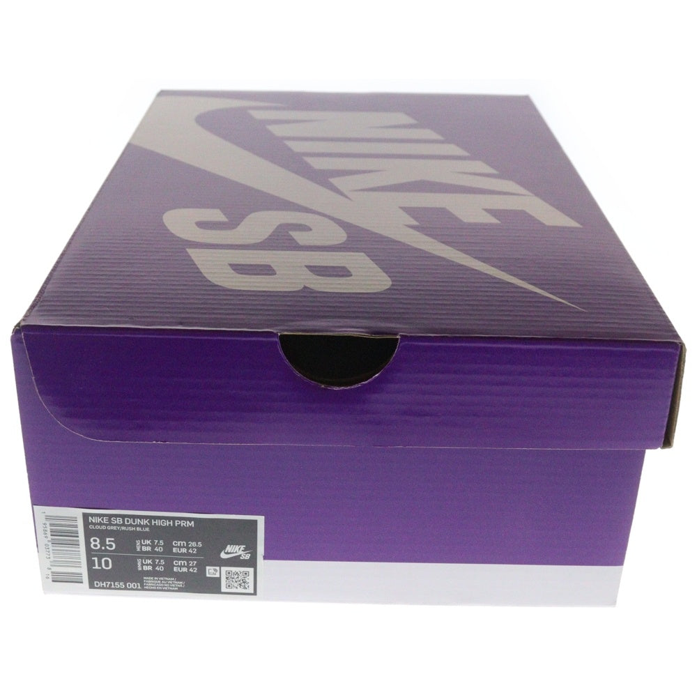 NIKE SB(ナイキエスビー) DUNK HIGH PREMIUM QS METS DH7155-001 ダンク ニューヨークメッツ ハイカットスニーカー グレー US8.5/26.5cm