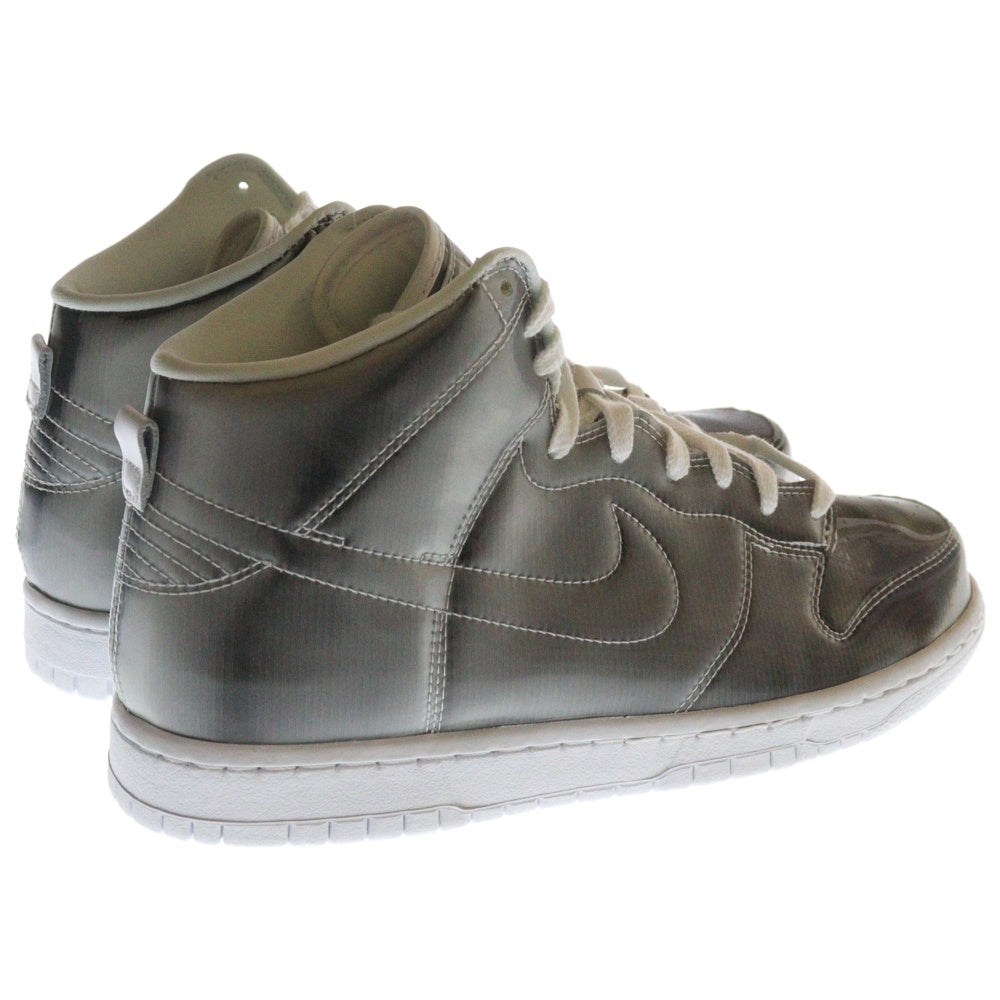 NIKE(ナイキ) ×CLOT DUNK HIGH SILVER FLIX DH4444-900 クロット ダンク シルバーフラックス ハイカットスニーカー シルバー US8.5/26.5cm