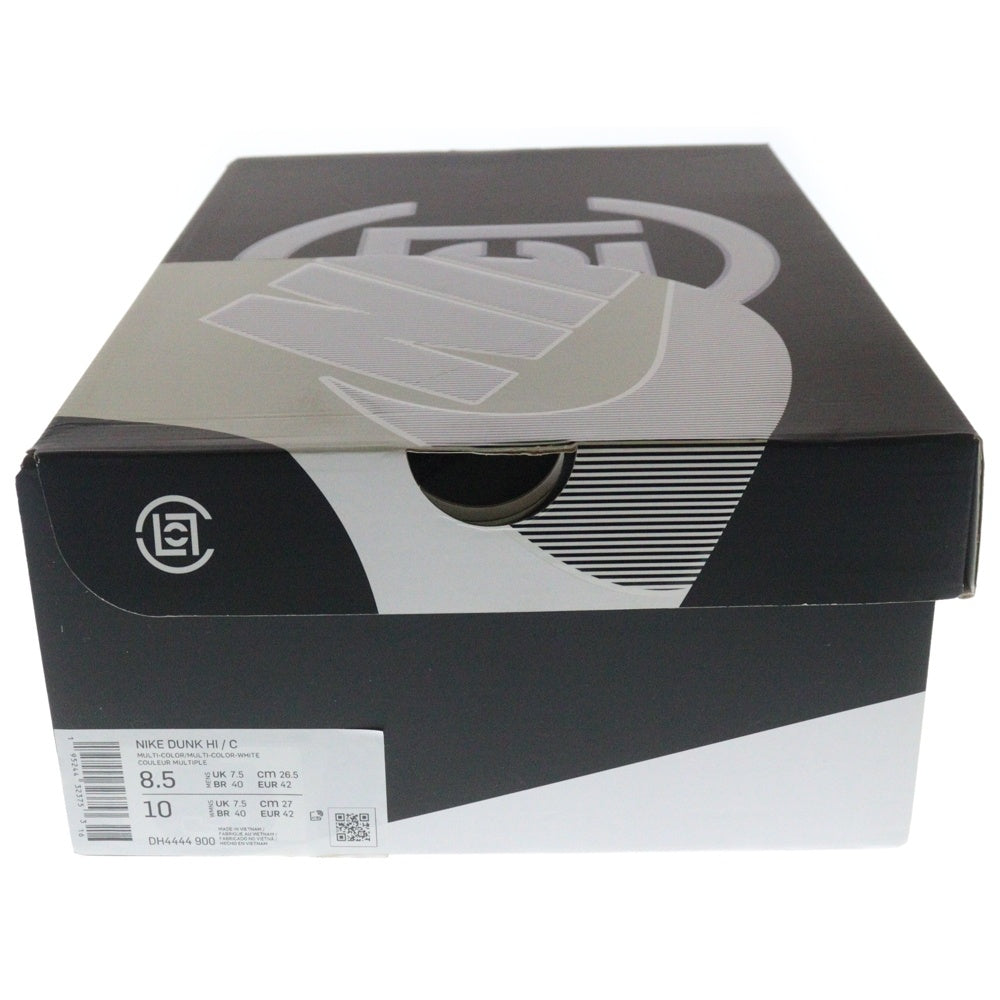 NIKE(ナイキ) ×CLOT DUNK HIGH SILVER FLIX DH4444-900 クロット ダンク シルバーフラックス ハイカットスニーカー シルバー US8.5/26.5cm