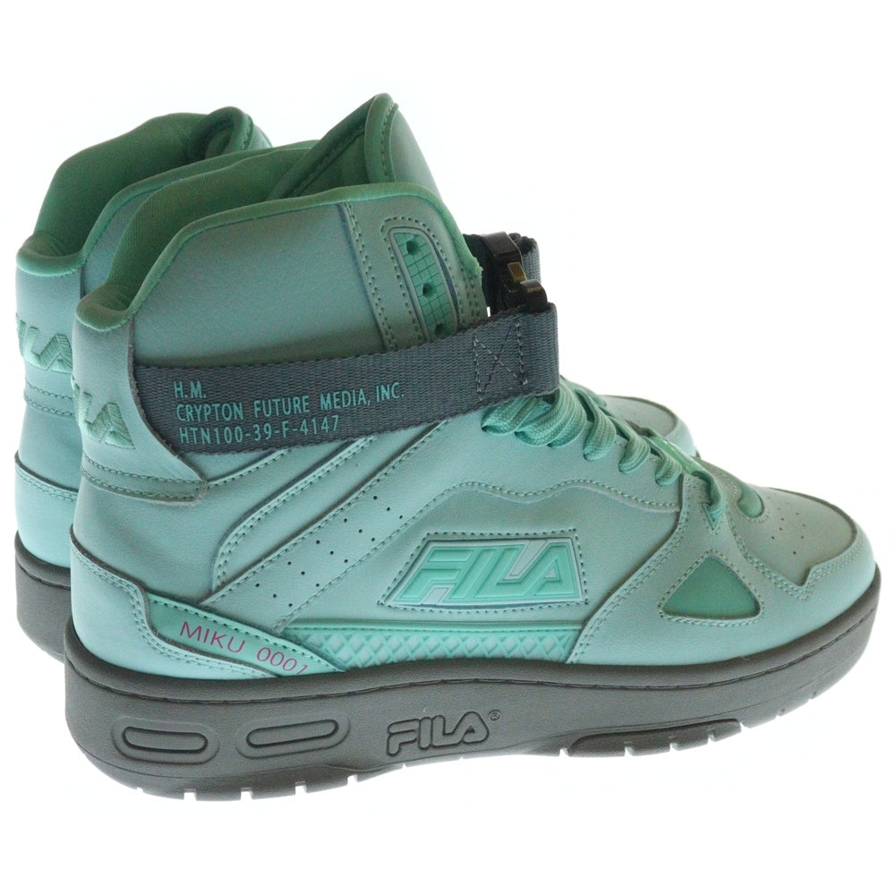 FILA(フィラ) ×初音ミク TERATACH 600 ハイカットスニーカー ブルー US8.5/26.5cm