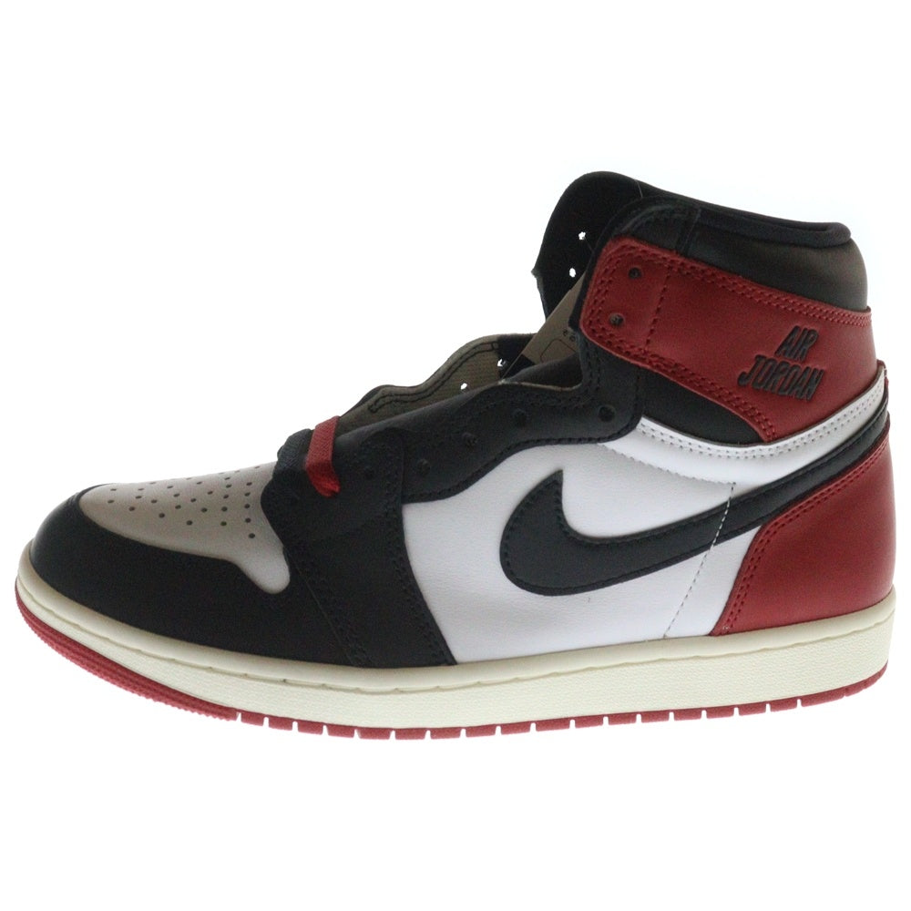 NIKE(ナイキ) AIR JORDAN 1 RETRO HIGH OG DZ5485-106 エアジョーダン1 レトロ ブラックトゥリイマジンド ハイカットスニーカー ホワイト/ブラック/レッド US9/27.0cm
