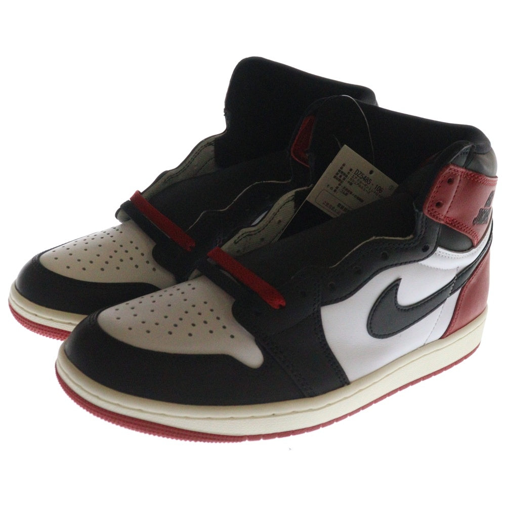 NIKE(ナイキ) AIR JORDAN 1 RETRO HIGH OG DZ5485-106 エアジョーダン1 レトロ ブラックトゥリイマジンド ハイカットスニーカー ホワイト/ブラック/レッド US9/27.0cm