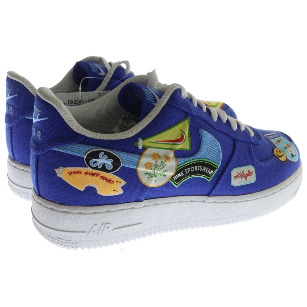 NIKE(ナイキ) AIR FORCE 1 07 PRM Patched Up DX2304-400 エアフォース1 パッチドアップ ローカットスニーカー ブルー US8.5/26.5cm