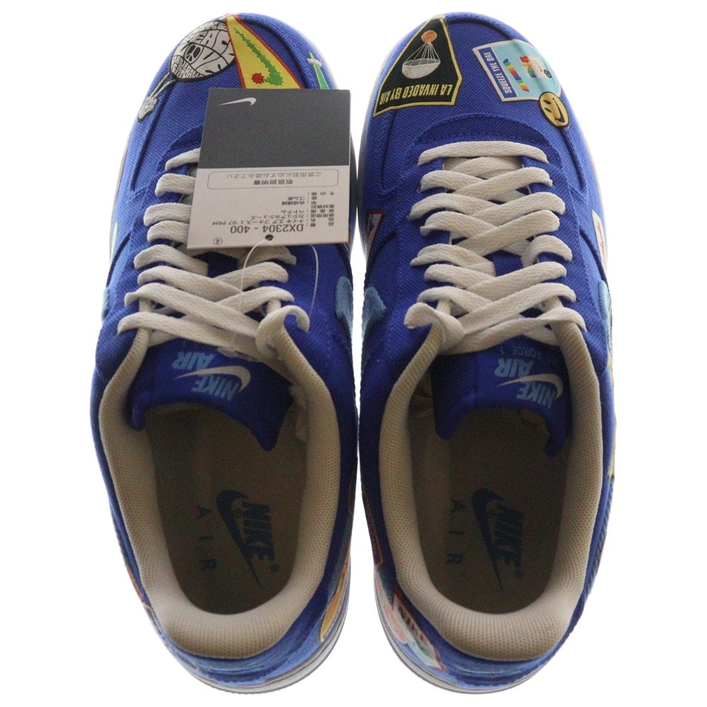 NIKE(ナイキ) AIR FORCE 1 07 PRM Patched Up DX2304-400 エアフォース1 パッチドアップ ローカットスニーカー ブルー US8.5/26.5cm