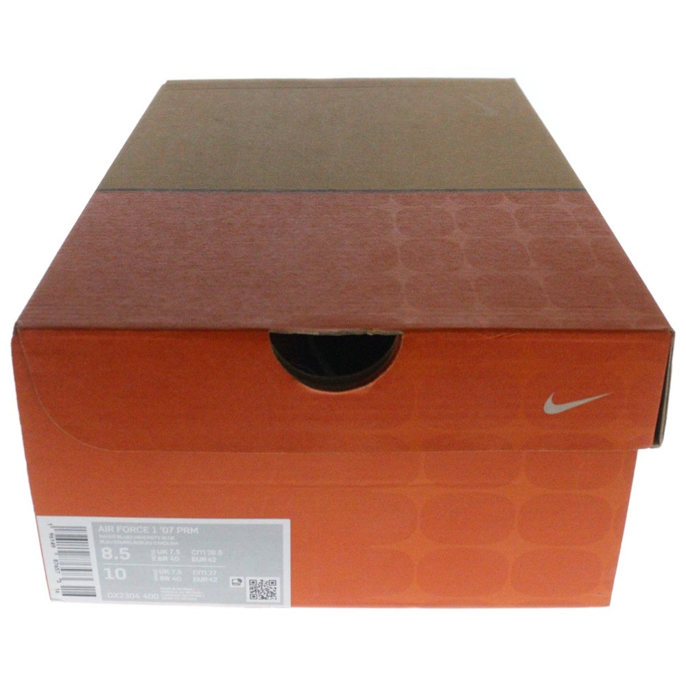 NIKE(ナイキ) AIR FORCE 1 07 PRM Patched Up DX2304-400 エアフォース1 パッチドアップ ローカットスニーカー ブルー US8.5/26.5cm
