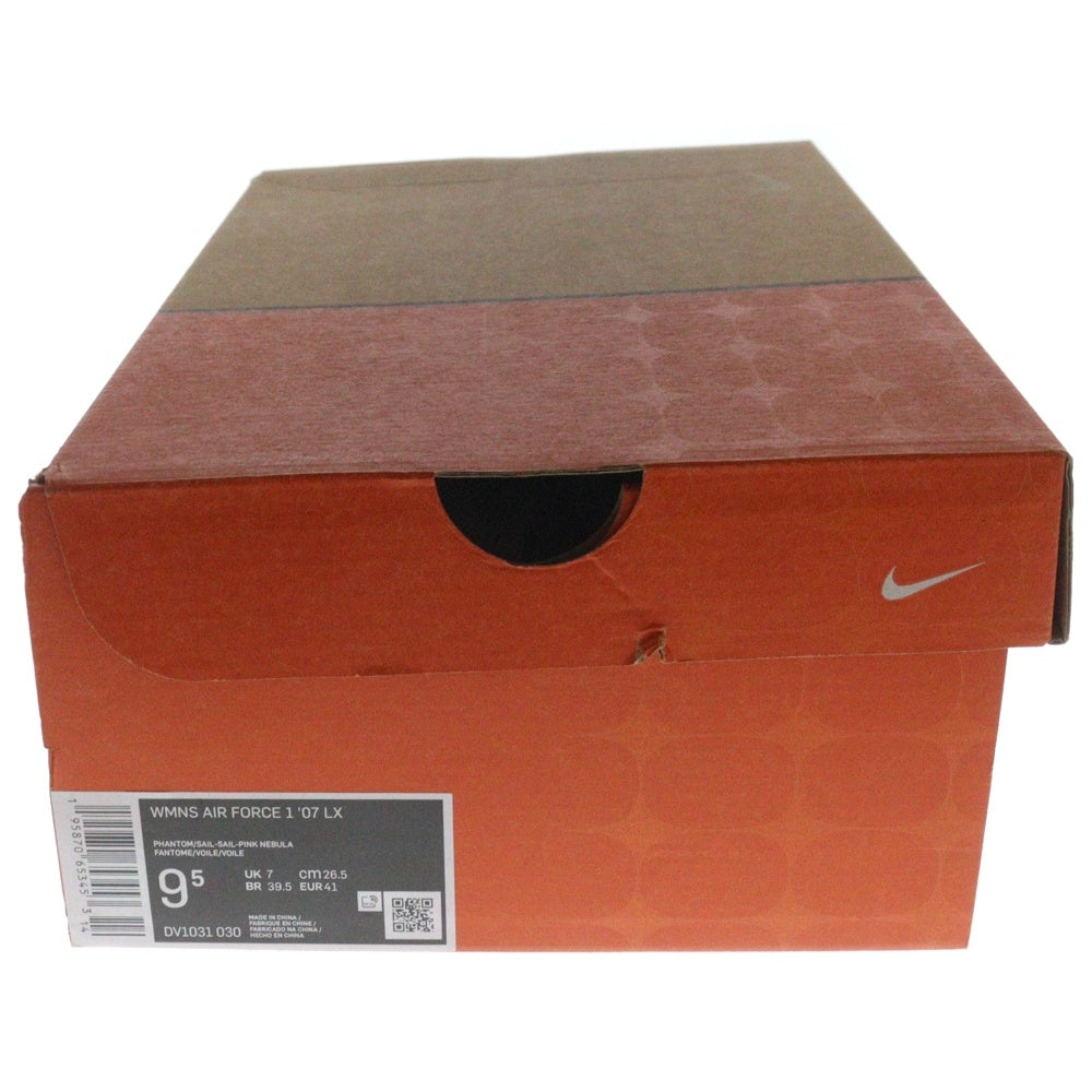 NIKE(ナイキ) WMNS AIR FORCE 1 LOW 1 DV1031-030 ウィメンズ エアフォース1 ロー アワー ローカットスニーカー ホワイト/ピンク US8.5/26.5cm