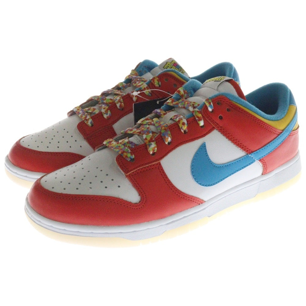 NIKE(ナイキ) ×FRUITY PEBBLES DUNK LOW QS LEBRON DH8009-600 フルーティーペブルス ダンク レブロンジェームズ ローカットスニーカー マルチ US8.5/26.5cm