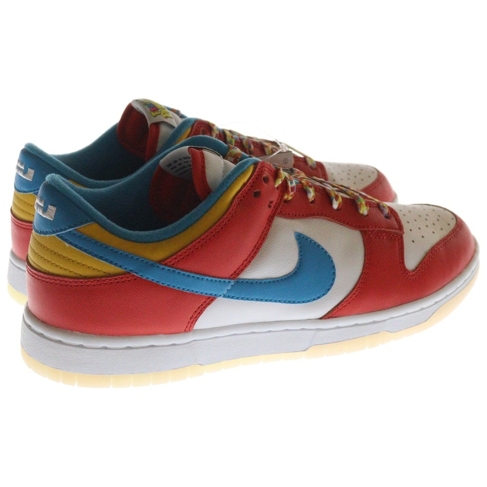 NIKE(ナイキ) ×FRUITY PEBBLES DUNK LOW QS LEBRON DH8009-600 フルーティーペブルス ダンク レブロンジェームズ ローカットスニーカー マルチ US8.5/26.5cm