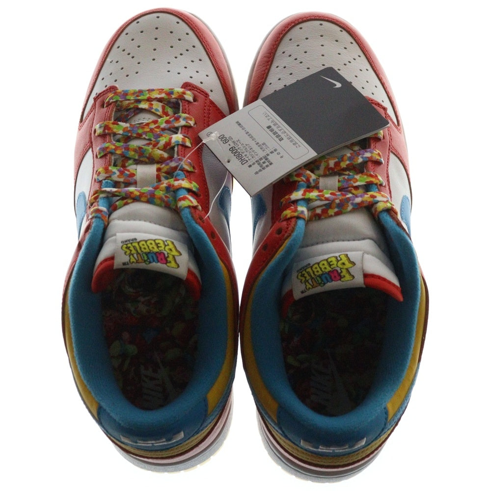 NIKE(ナイキ) ×FRUITY PEBBLES DUNK LOW QS LEBRON DH8009-600 フルーティーペブルス ダンク レブロンジェームズ ローカットスニーカー マルチ US8.5/26.5cm