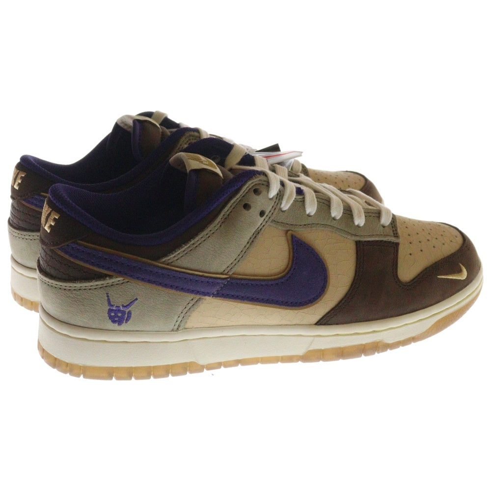 NIKE(ナイキ) DUNK LOW PRM SETUBUN DQ5009-268 ダンク プレミアム 節分 ローカットスニーカー ブラウン/パープル US8.5/26.5cm
