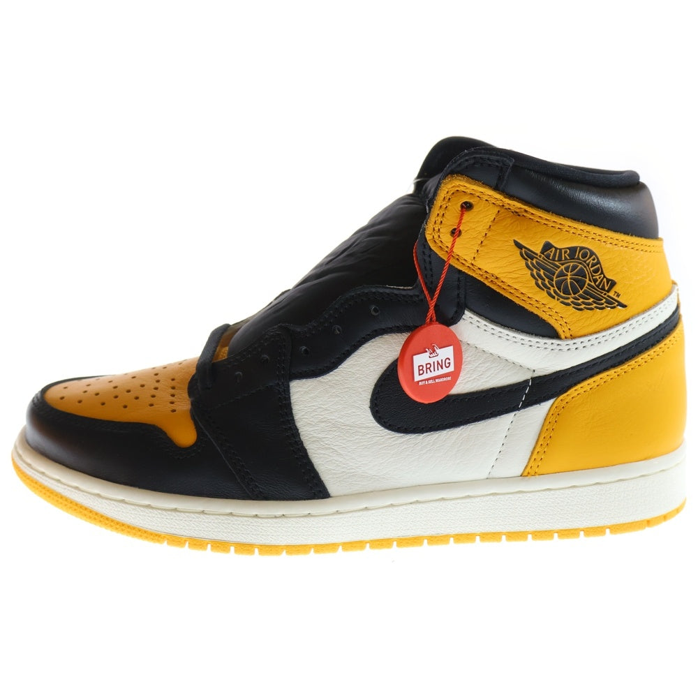 NIKE(ナイキ) AIR JORDAN 1 RETRO HIGH OG TAXI 555088-711 エアジョーダン 1 レトロ タクシー ハイカットスニーカー シューズ イエロー/ブラック US9/27.0cm