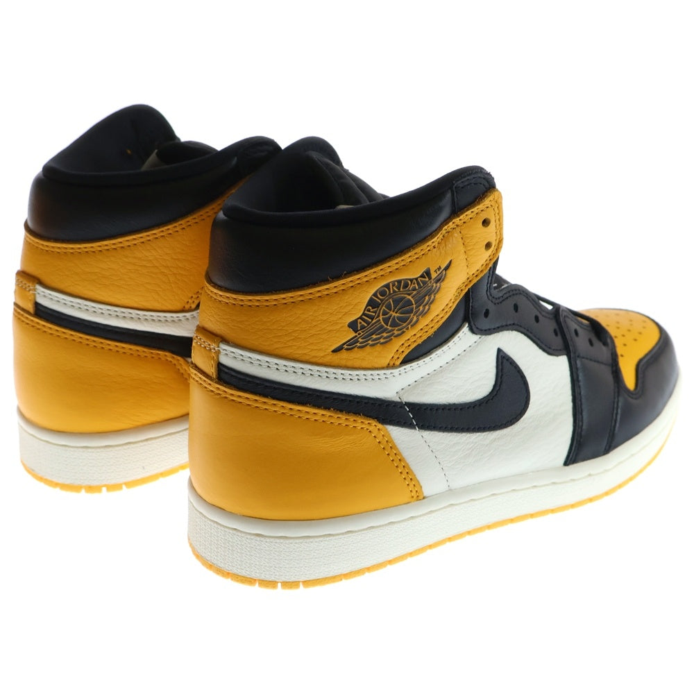 NIKE(ナイキ) AIR JORDAN 1 RETRO HIGH OG TAXI 555088-711 エアジョーダン 1 レトロ タクシー ハイカットスニーカー シューズ イエロー/ブラック US9/27.0cm