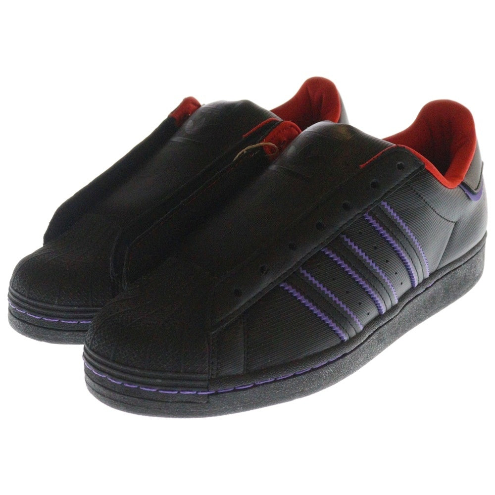 adidas(アディダス) ×Bloody Angle Originals Superstar Laceless FZ6568 ブラッディ アングル スーパースター レースレス ローカットスニーカー ブラック US8.5/26.5cm