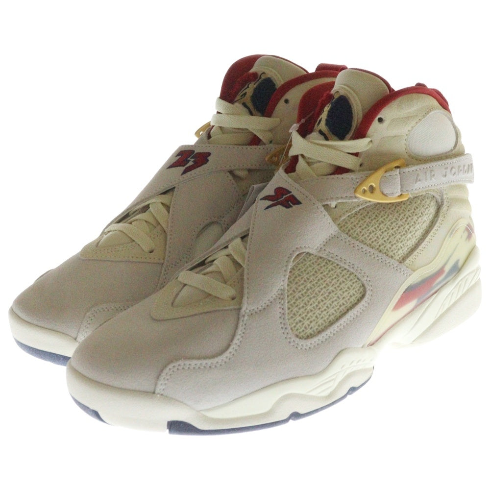 NIKE(ナイキ) ×SoleFly AIR JORDAN 8 RETRO SP FJ2850-107 ソールフライ エアジョーダン8 レトロ ハイカットスニーカー アイボリー US9/27cm