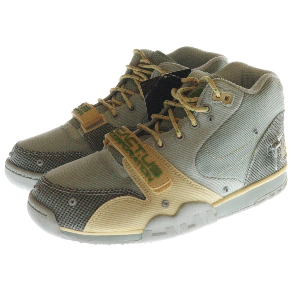NIKE(ナイキ) ×TRAVIS SCOTT AIR TRAINER 1 ×トラヴィス スコット エア トレーナー 1 ハイカットスニーカー グレー DR7515-001 US8.5/26.5cm