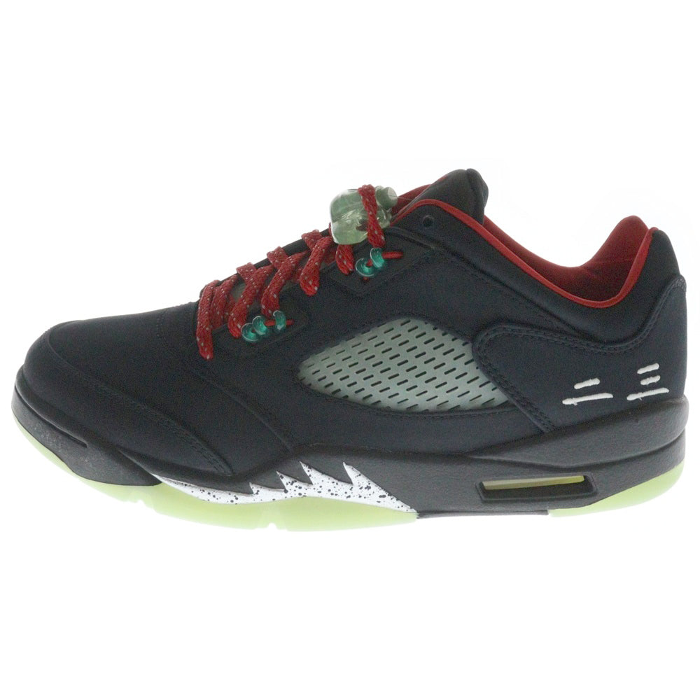 NIKE(ナイキ) ×CLOT AIR JORDAN 5 RETRO LOW SP DM4640-036 クロット エアジョーダン 5 ジェイド ローカットスニーカー ブラック US8.5/26.5cm