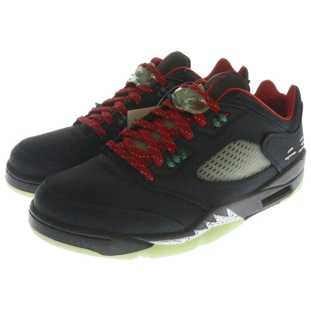NIKE(ナイキ) ×CLOT AIR JORDAN 5 RETRO LOW SP DM4640-036 クロット エアジョーダン 5 ジェイド ローカットスニーカー ブラック US8.5/26.5cm