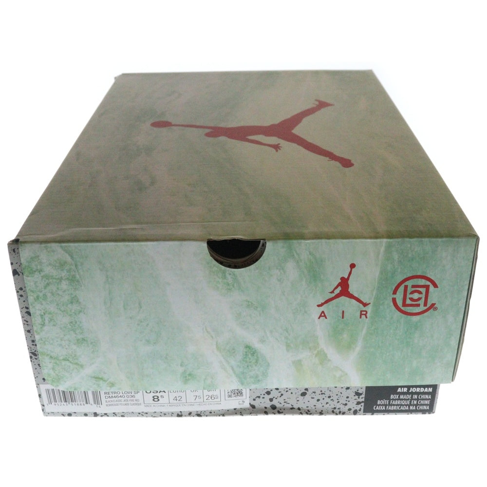 NIKE(ナイキ) ×CLOT AIR JORDAN 5 RETRO LOW SP DM4640-036 クロット エアジョーダン 5 ジェイド ローカットスニーカー ブラック US8.5/26.5cm