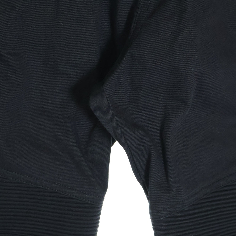 BALMAIN(バルマン) バイカーサルエルクロップドカーゴパンツ ブラック