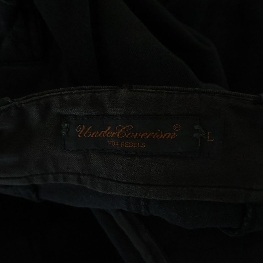 UNDERCOVER(アンダーカバー) ダメージ加工カットオフカーゴパンツ ブラック E215-P5