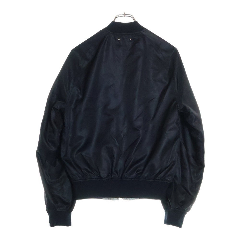 LOUIS VUITTON(ルイヴィトン) リバーシブルシルクボンバージャケット RM141 H5BS67SI8 シルバー/ブラック