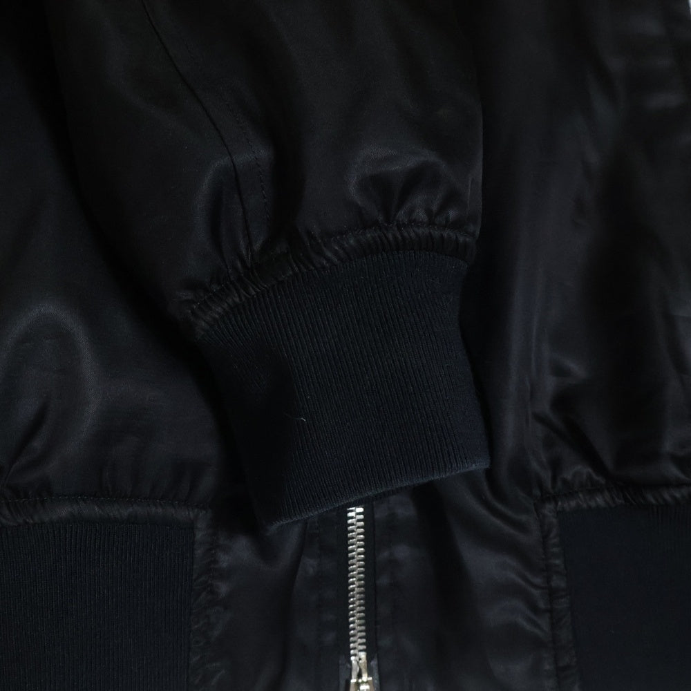 LOUIS VUITTON(ルイヴィトン) リバーシブルシルクボンバージャケット RM141 H5BS67SI8 シルバー/ブラック