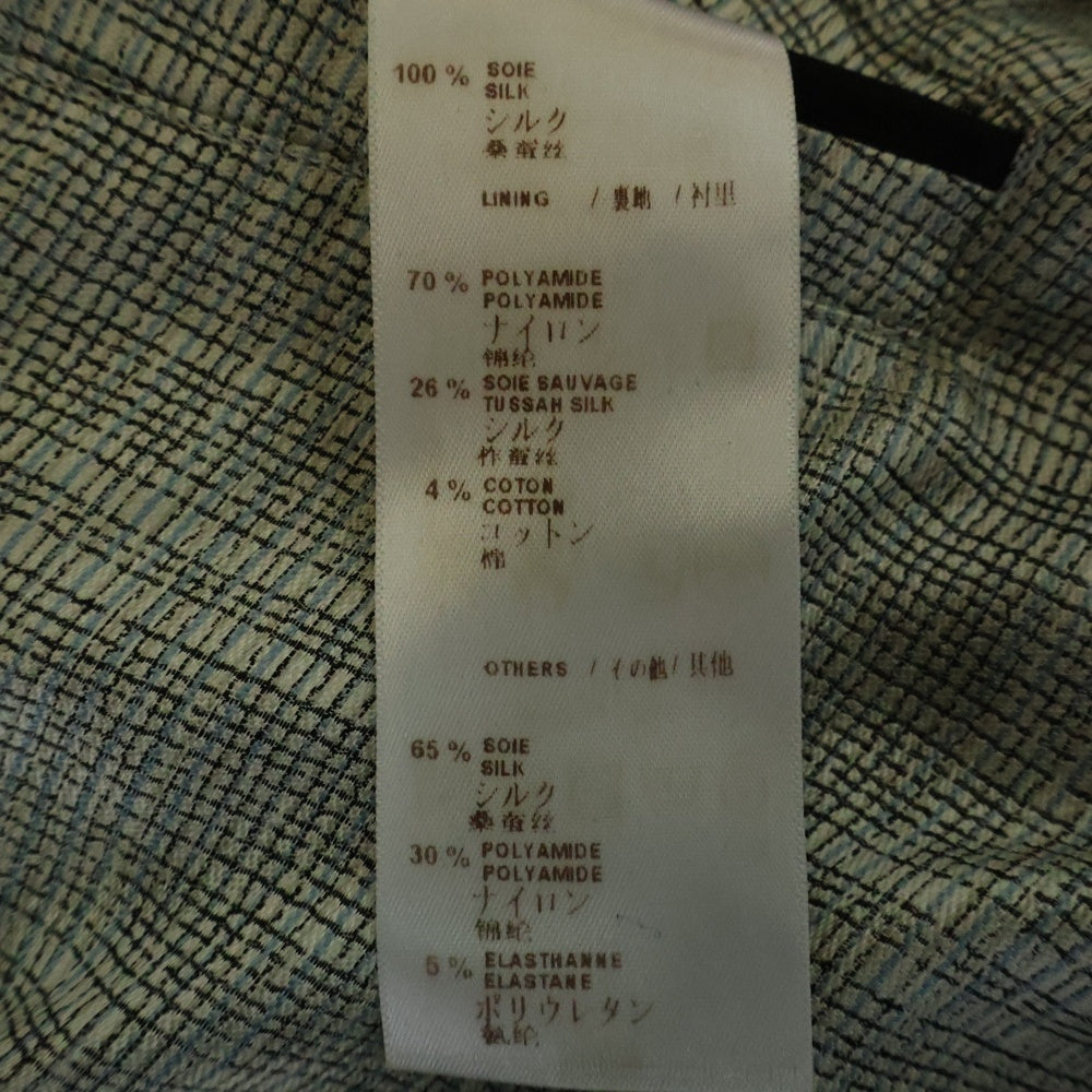 LOUIS VUITTON(ルイヴィトン) リバーシブルシルクボンバージャケット RM141 H5BS67SI8 シルバー/ブラック