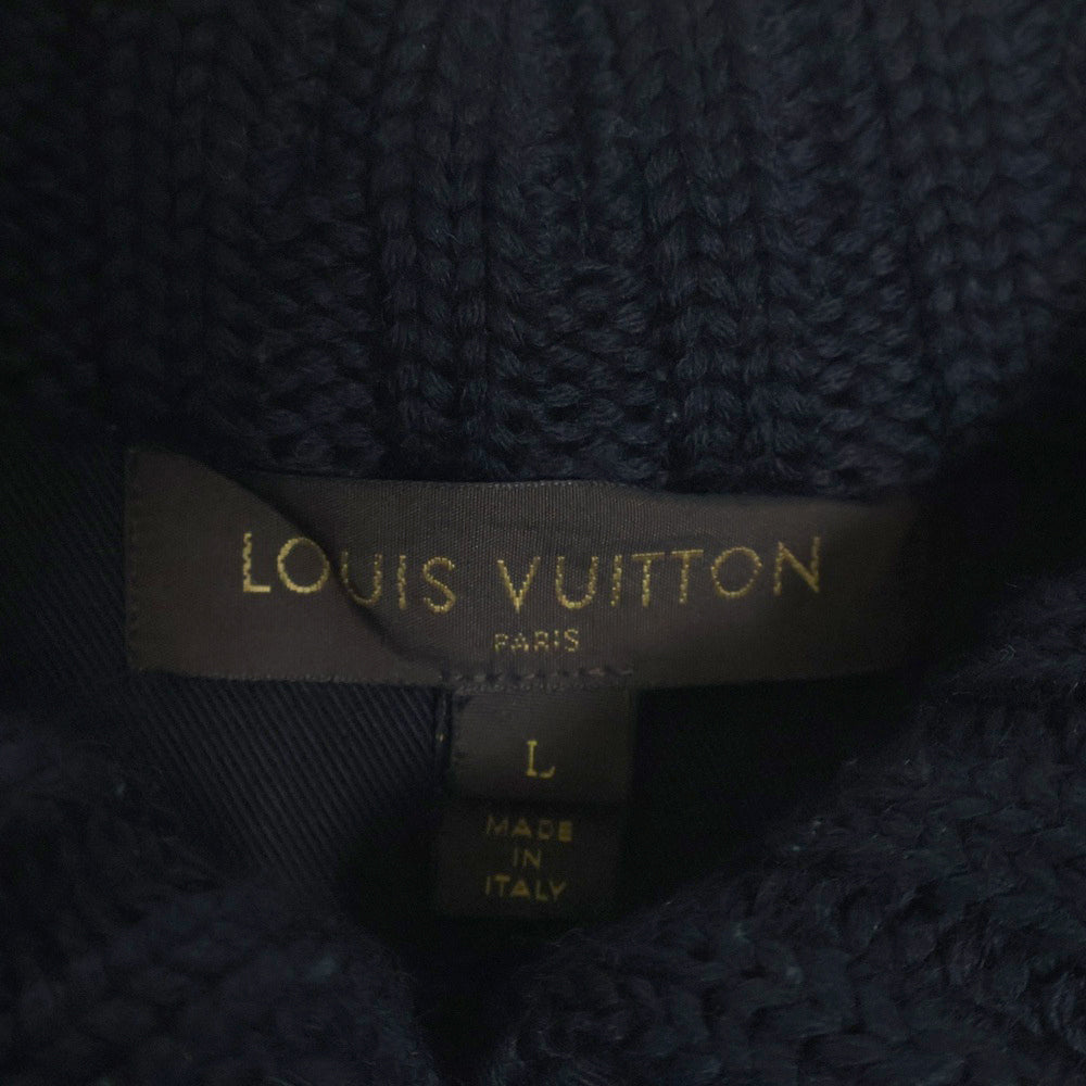 LOUIS VUITTON(ルイヴィトン) 06AW ウールドライバーズニットジャケット RM062 MJKN92C80 ブラック