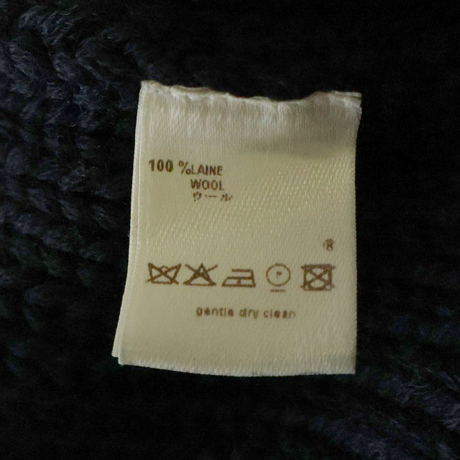 LOUIS VUITTON(ルイヴィトン) 06AW ウールドライバーズニットジャケット RM062 MJKN92C80 ブラック