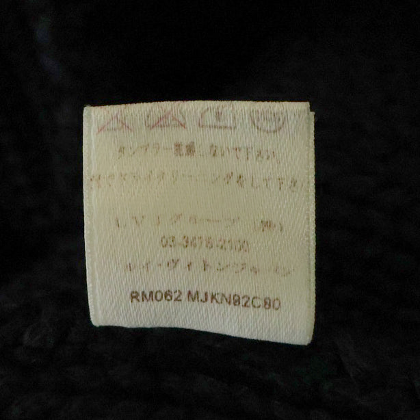 LOUIS VUITTON(ルイヴィトン) 06AW ウールドライバーズニットジャケット RM062 MJKN92C80 ブラック