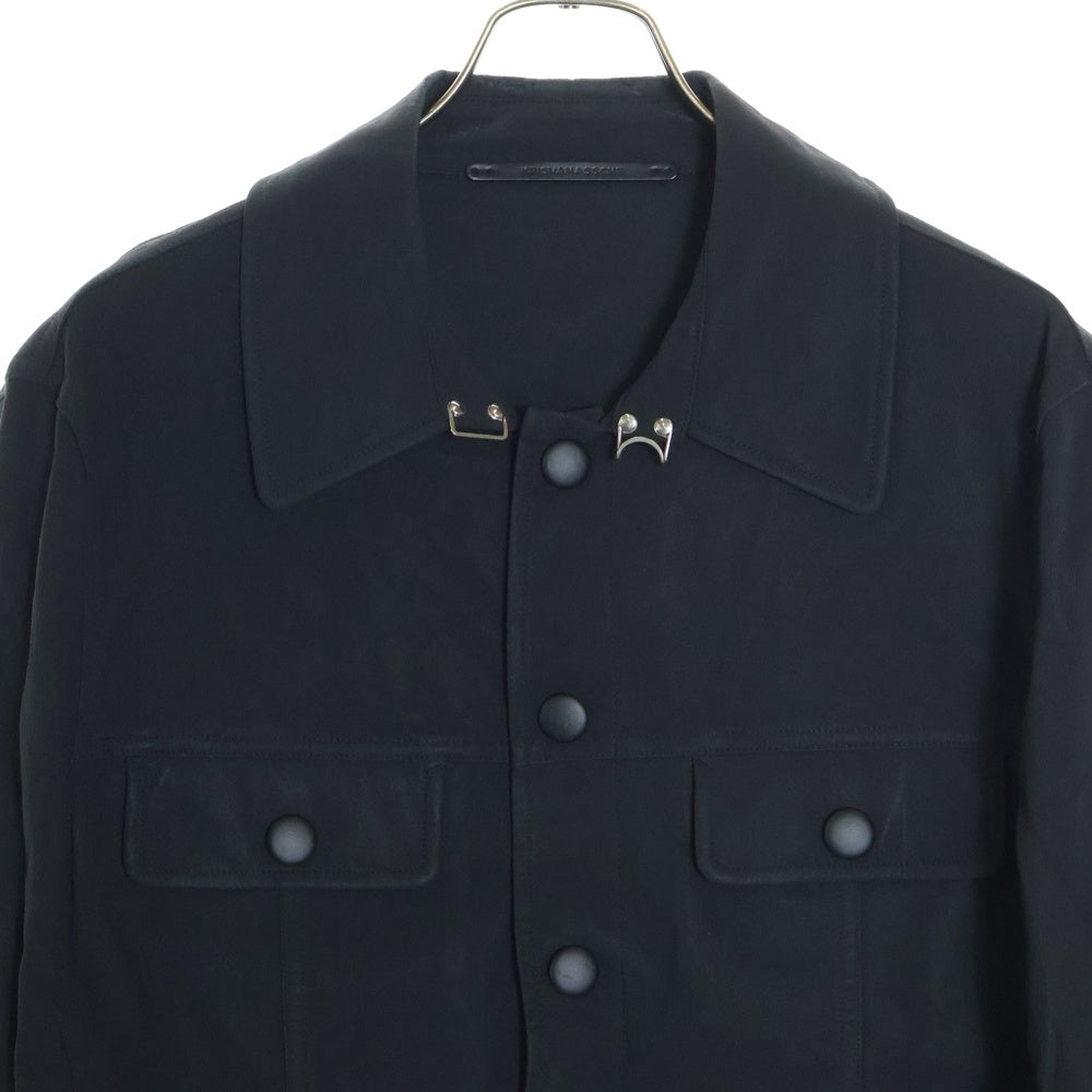 KRIS VAN ASSCHE(クリス ヴァン アッシュ) ボタントラックジャケット 141BL688 ブラック
