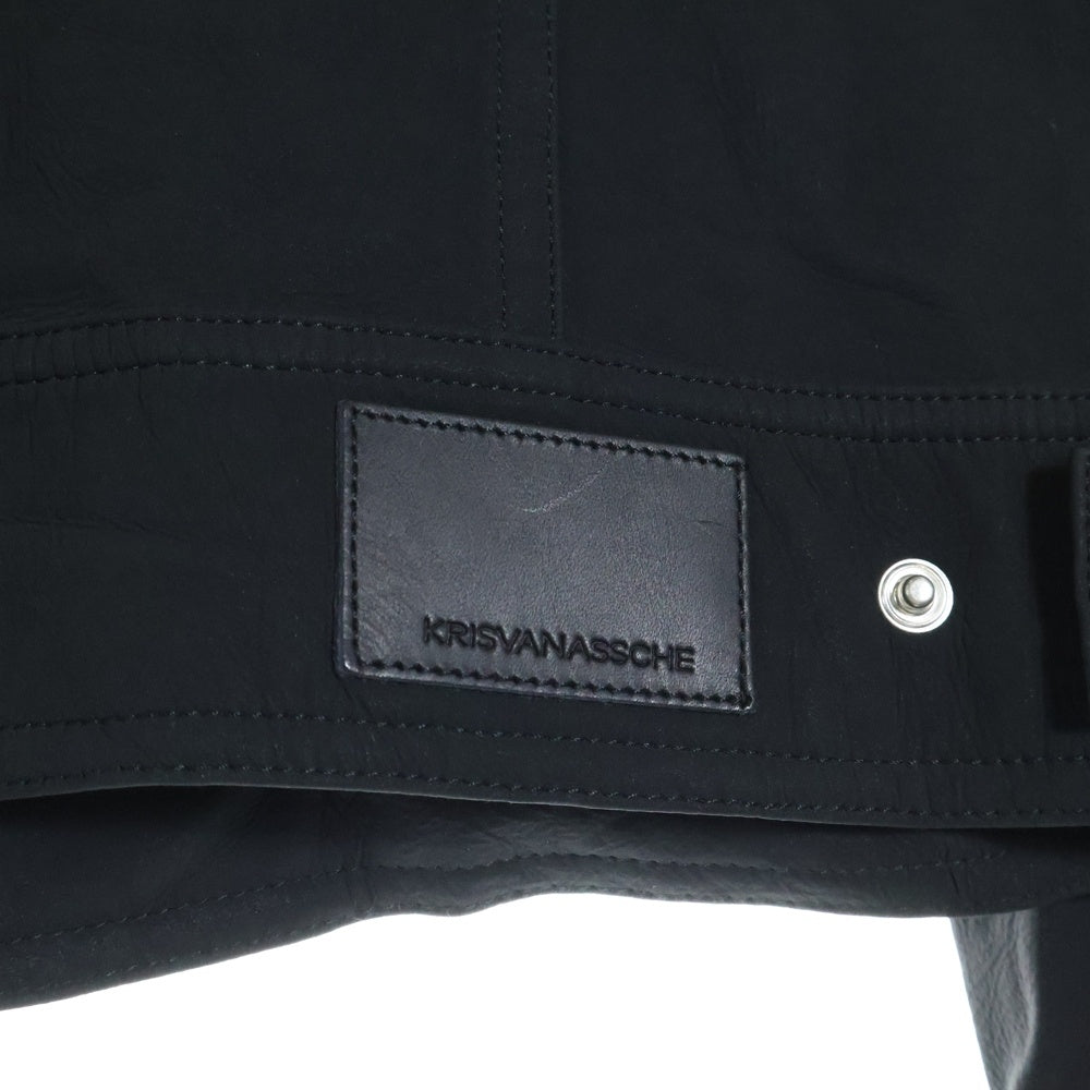 KRIS VAN ASSCHE(クリス ヴァン アッシュ) ボタントラックジャケット 141BL688 ブラック