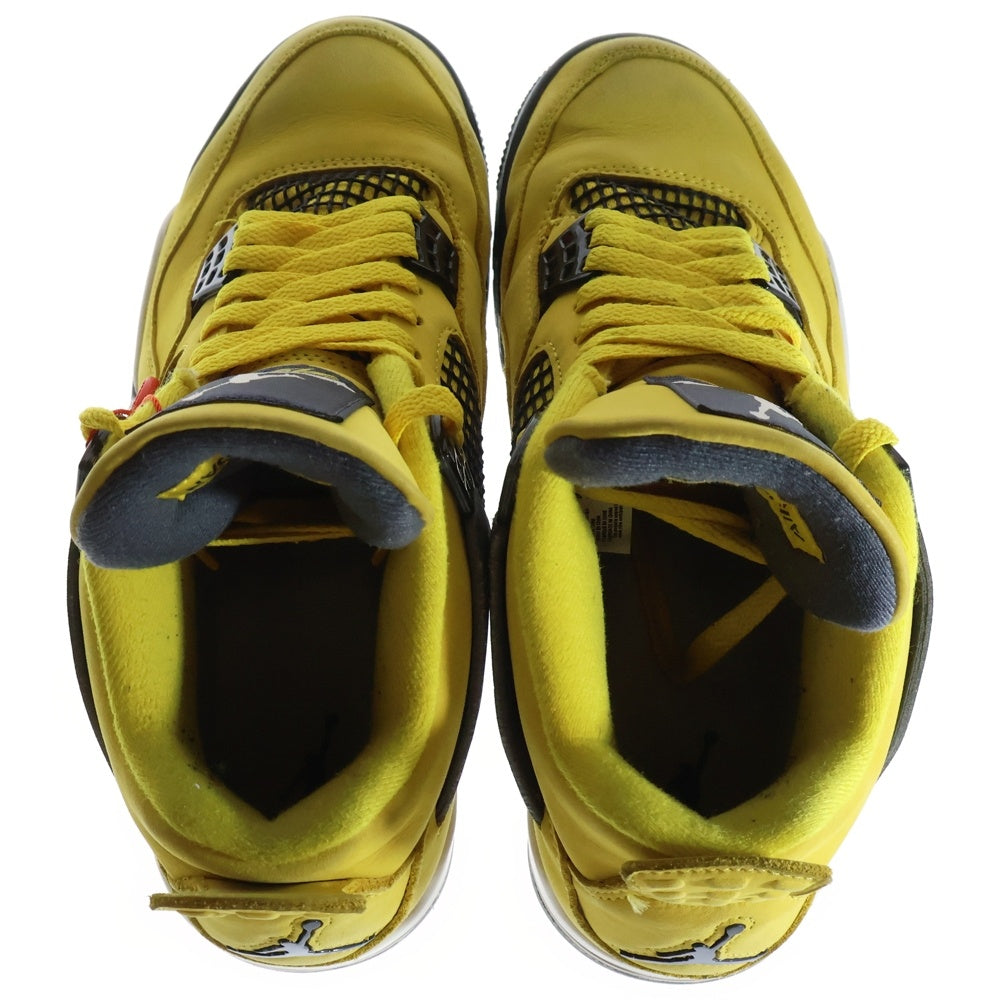 NIKE(ナイキ) AIR JORDAN 4 RETRO TOUR YELLOW CT8527-700 エアジョーダン レトロ ハイカットスニーカー シューズ ツアー US8.5/26.5cm イエロー