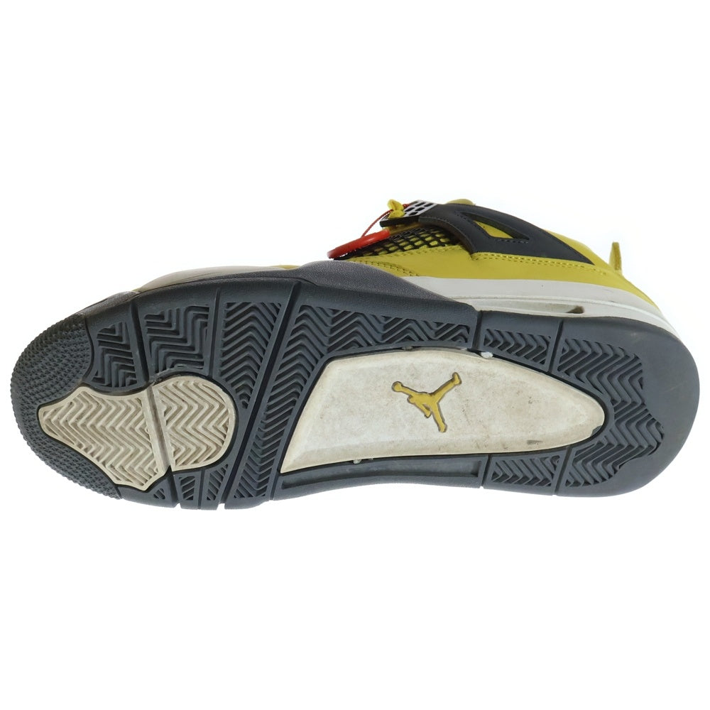 NIKE(ナイキ) AIR JORDAN 4 RETRO TOUR YELLOW CT8527-700 エアジョーダン レトロ ハイカットスニーカー シューズ ツアー US8.5/26.5cm イエロー