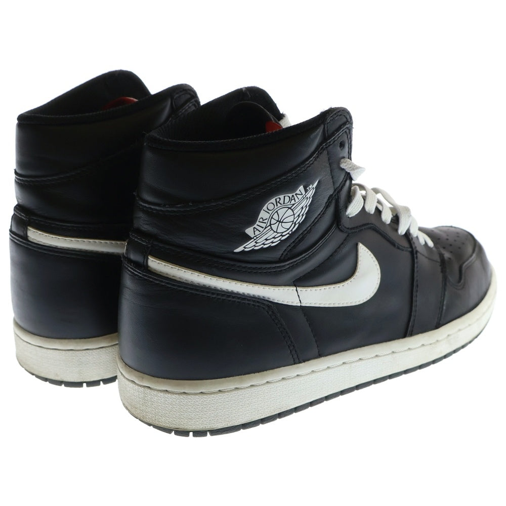 NIKE(ナイキ) AIR JORDAN 1 RETRO HIGH OG YIN YANG PACK 555088-011 エアジョーダン レトロ インヨウ 陰陽 ハイカットスニーカー US9.5/27.5cm ブラック/ホワイト