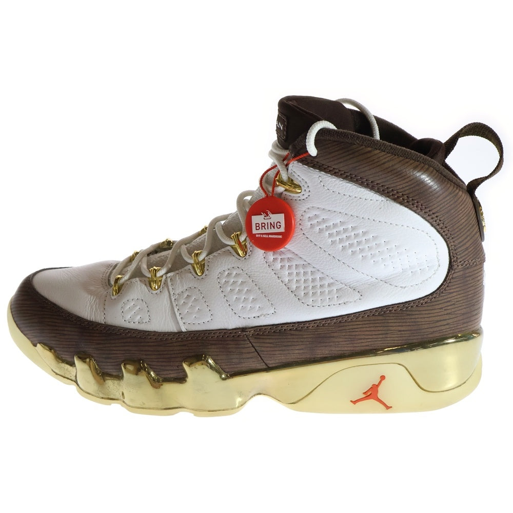 NIKE(ナイキ) AIR JORDAN 9 RETRO MELO 302370-122 エアジョーダン9 メロ ローカットスニーカー US9.5/27.5cm ホワイト