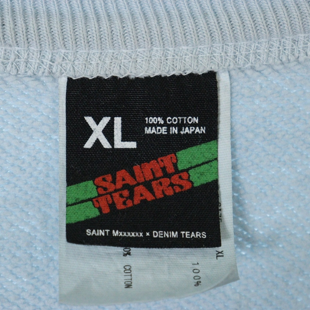 SAINT MICHAEL(セントマイケル) 22AW DT SWEAT SHIRT ST TEARS スウェット セントティアーズ ブルー