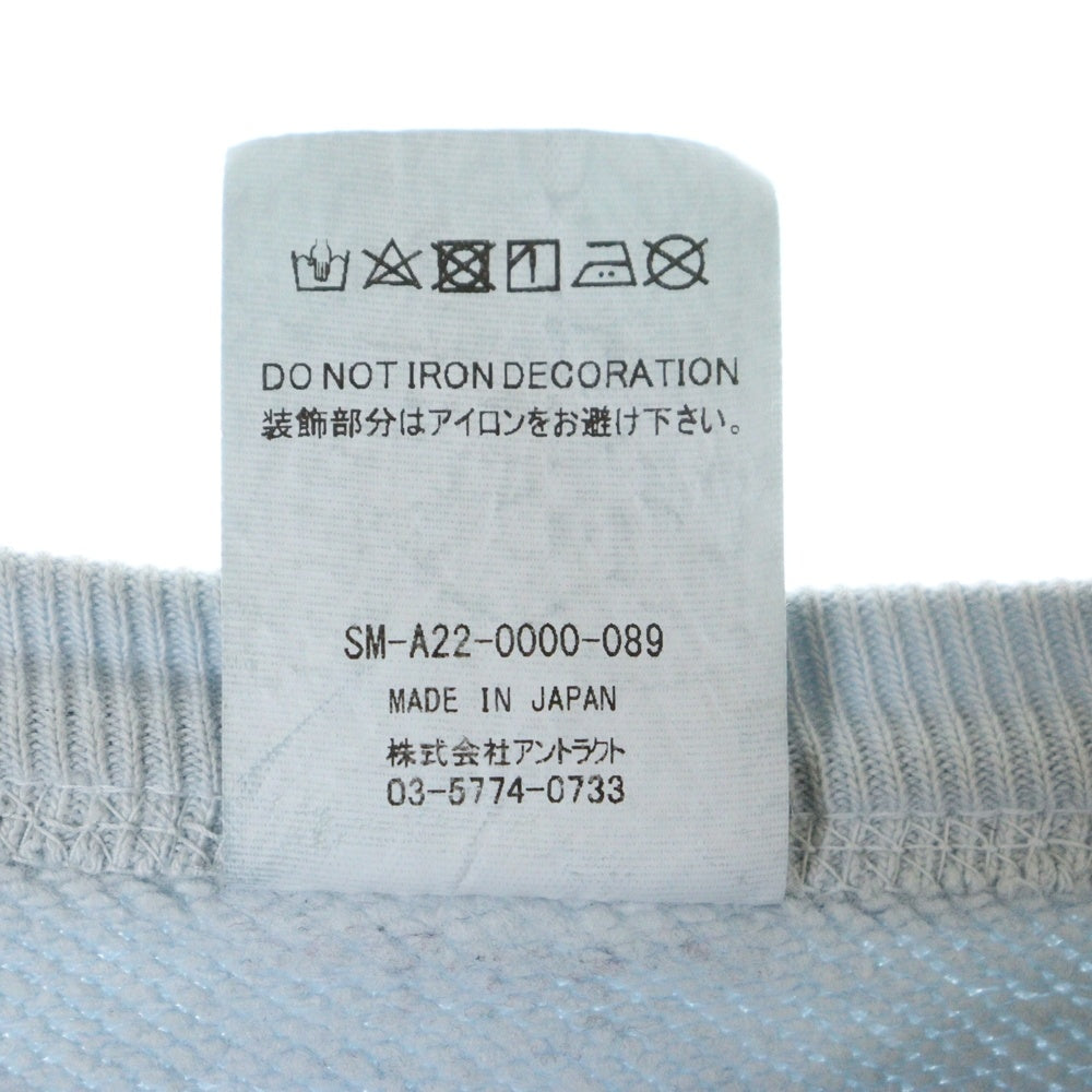 SAINT MICHAEL(セントマイケル) 22AW DT SWEAT SHIRT ST TEARS スウェット セントティアーズ ブルー