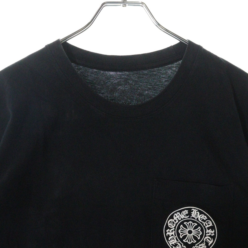 CHROME HEARTS(クロムハーツ) Horseshoe S/S Tee ホースシューロゴ半袖Tシャツ ブラック