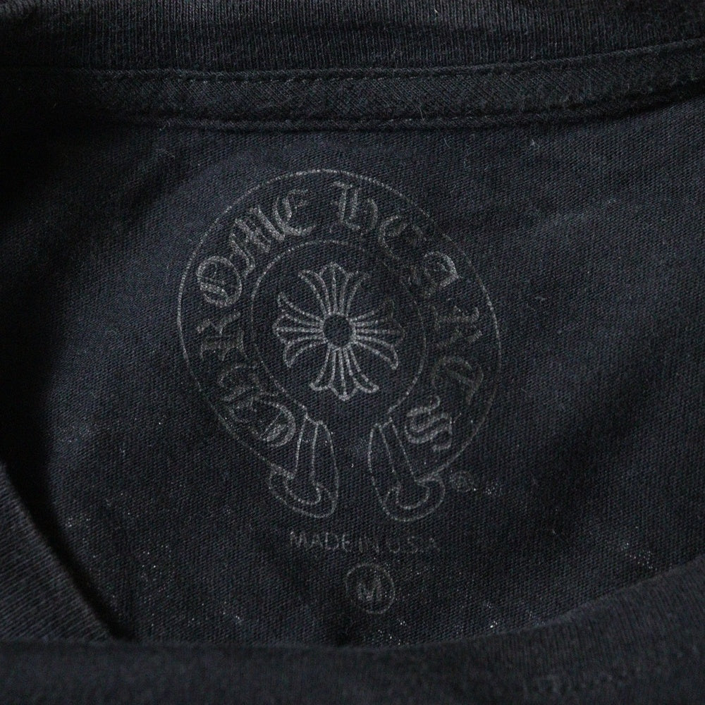 CHROME HEARTS(クロムハーツ) Horseshoe S/S Tee ホースシューロゴ半袖Tシャツ ブラック