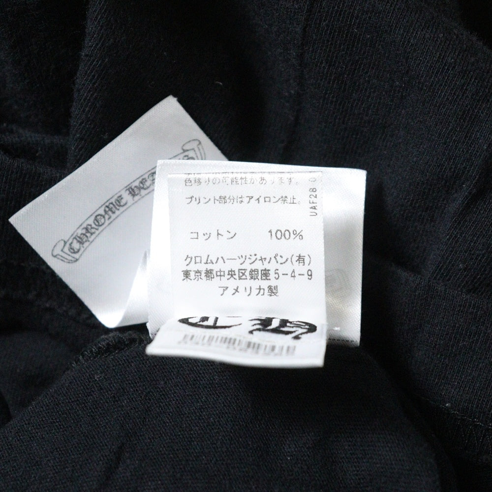 CHROME HEARTS(クロムハーツ) Horseshoe S/S Tee ホースシューロゴ半袖Tシャツ ブラック