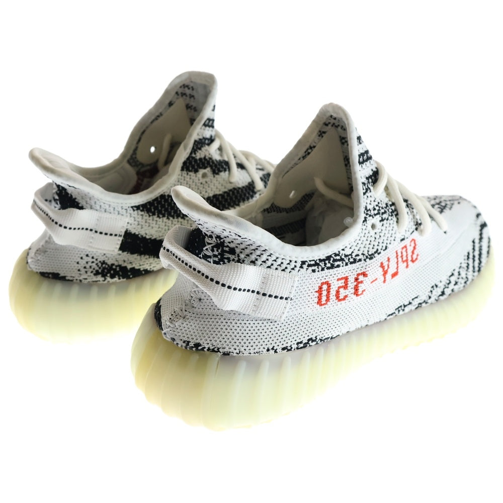 adidas(アディダス) YEEZY BOOST 350 V2 ZEBRA CP9654 イージーブースト 350 V2 ゼブラ ローカットスニーカー シューズ ホワイト/ブラック US9.5/27.5cm