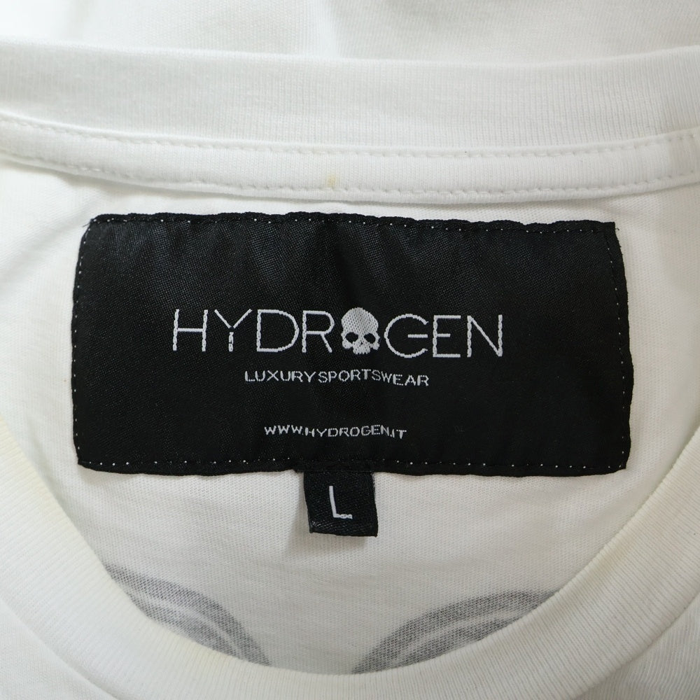 HYDROGEN(ハイドロゲン) メキシカンスカルパッチ半袖Tシャツ ホワイト