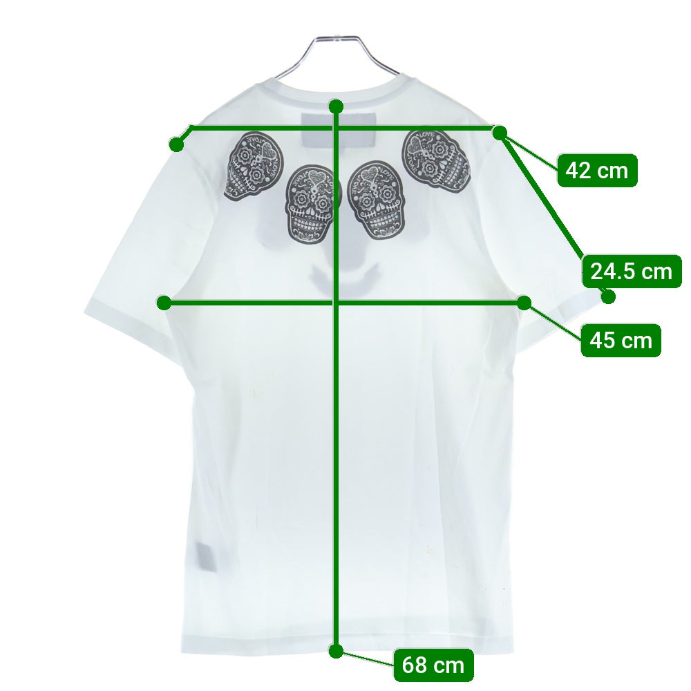 HYDROGEN(ハイドロゲン) メキシカンスカルパッチ半袖Tシャツ ホワイト