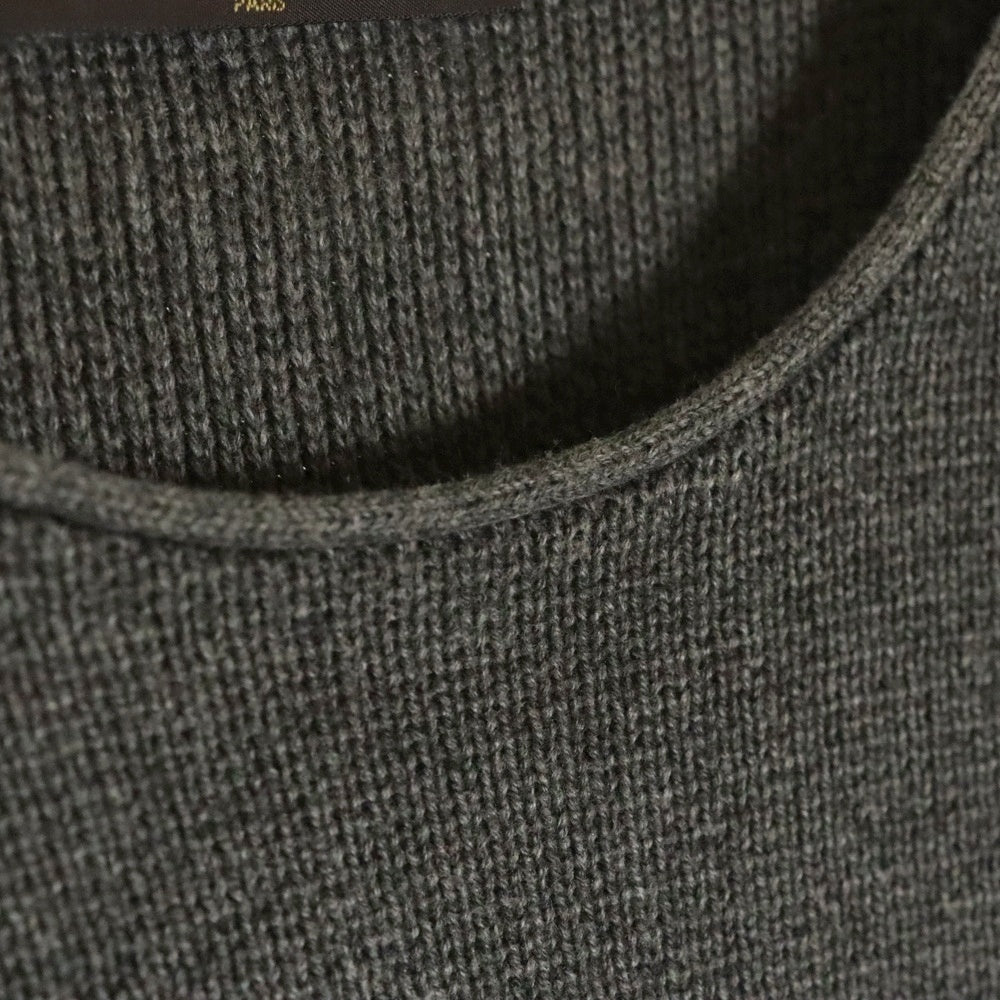 LOUIS VUITTON(ルイヴィトン) クルーネックニットセーター グレー