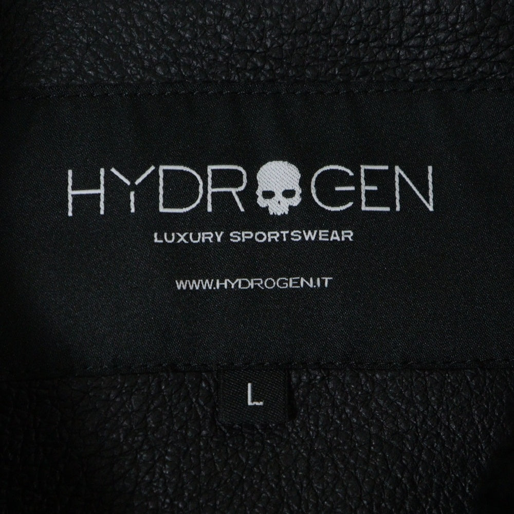 HYDROGEN(ハイドロゲン) ボアムートンレザージャケット ブラック