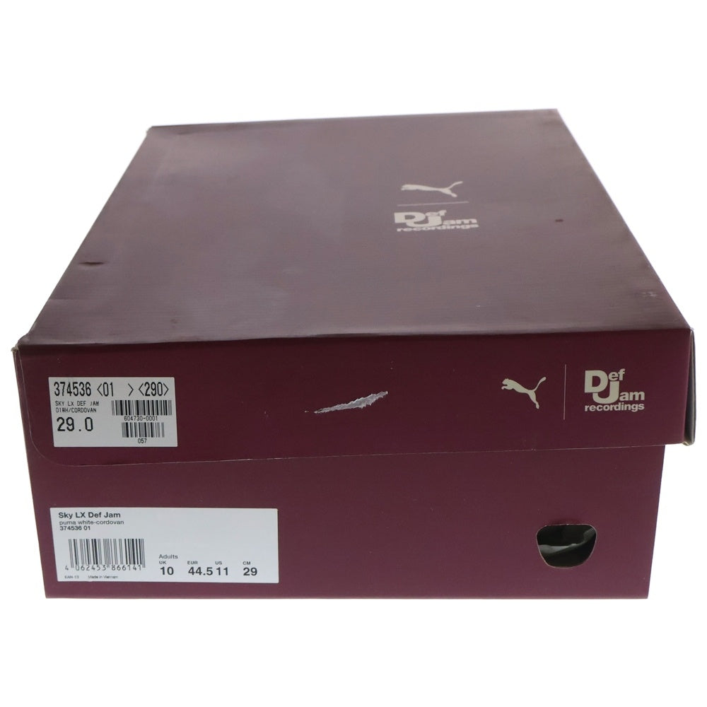 PUMA(プーマ) ×DEF JAM SKY LX 374536-01 デフジャム スカイ ハイカットスニーカー シューズ US11/29.0cm ホワイト