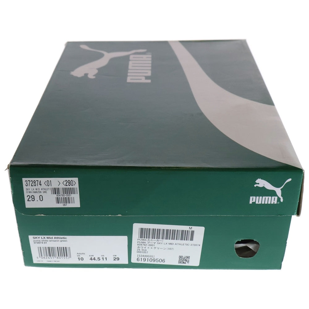 PUMA(プーマ) SKY LX MID 372874-01 スカイ ミッドカットスニーカー US11/29.0cm ホワイト/グリーン