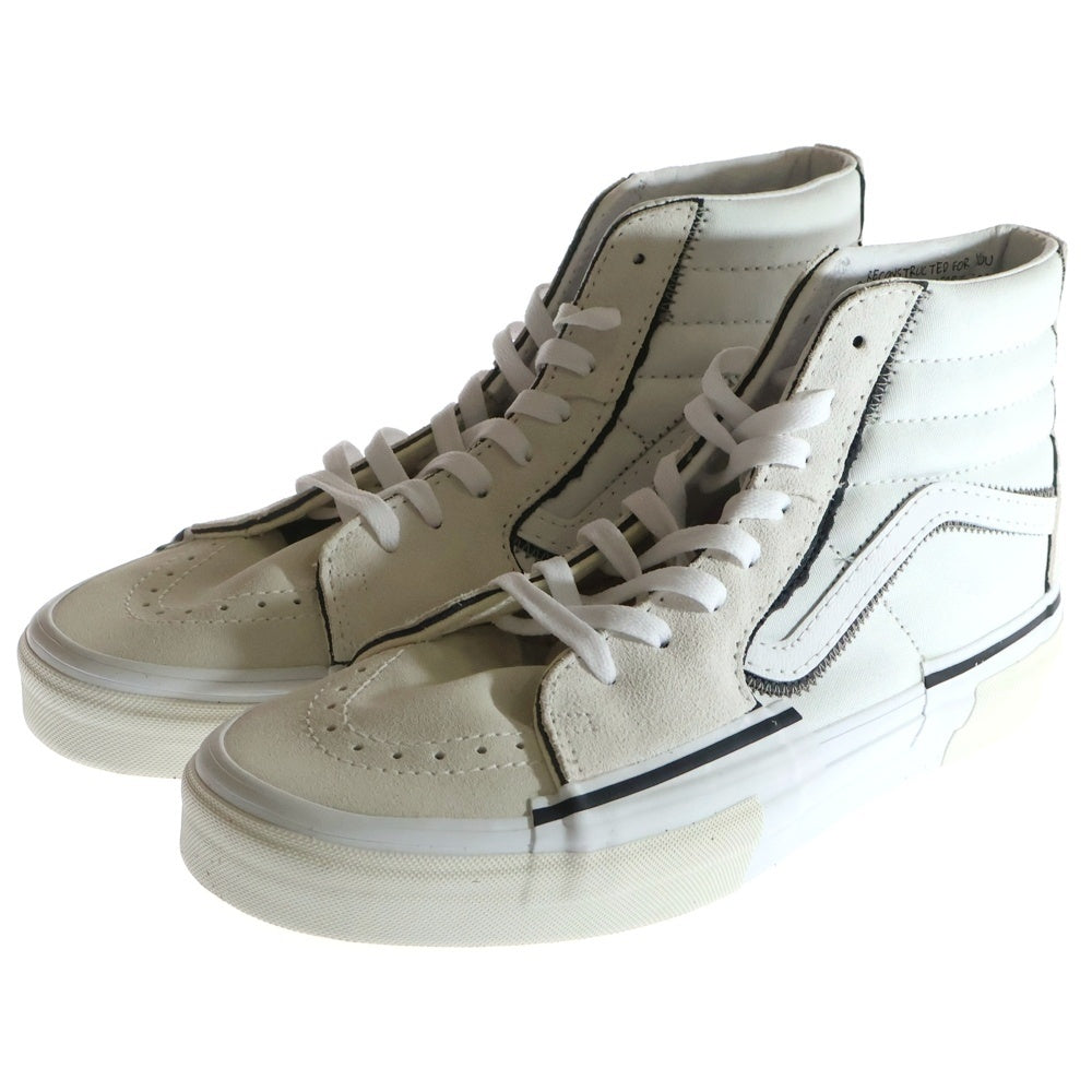 VANS(ヴァンズ) Sk8-Hi RECONST VN0005UKW00 ハイカットスニーカー US11/29.0cm ホワイト